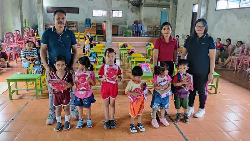 Pembagian Seragam PAUD Desa Pulukan